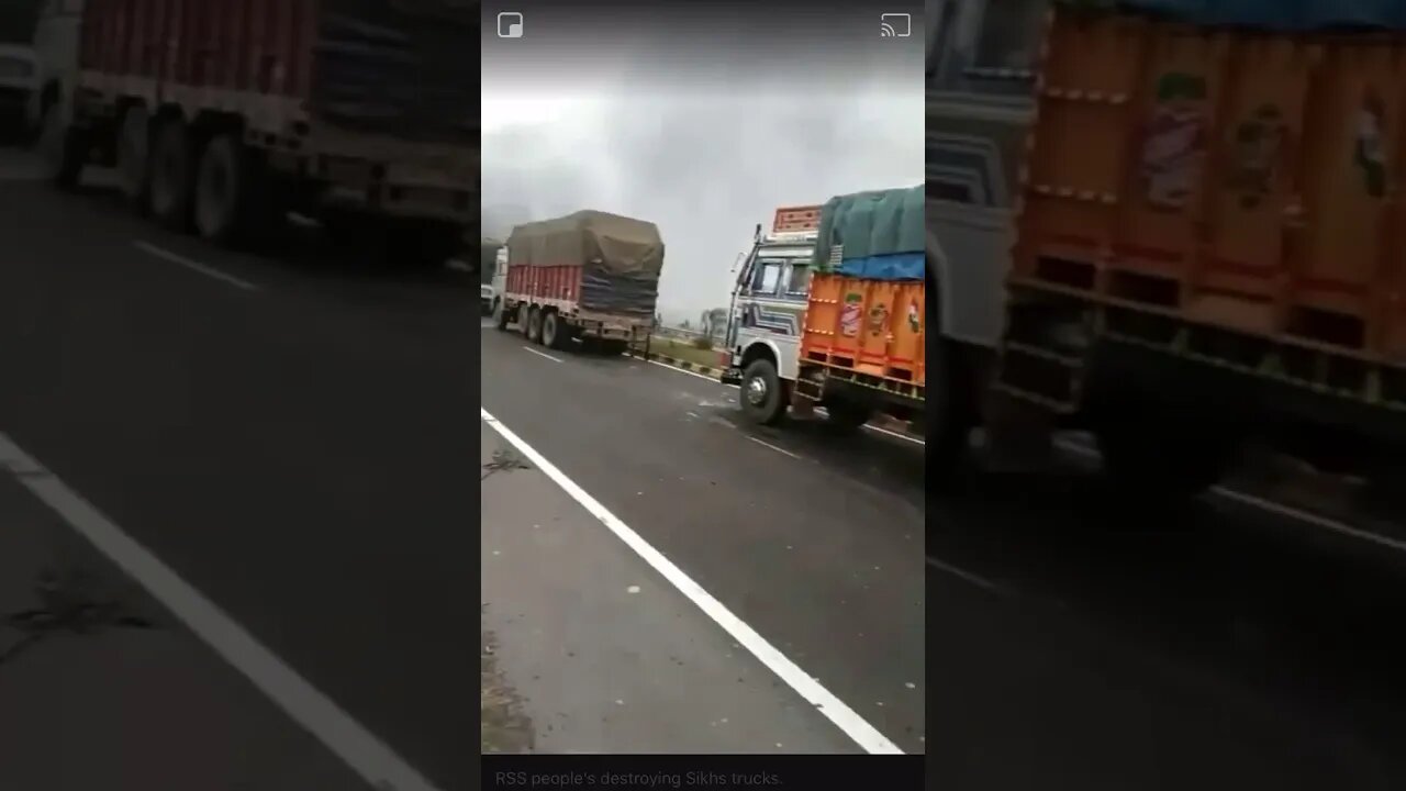 Sikh Truckers Attacked By Hindutva RSS #Khalistan #Ref2020