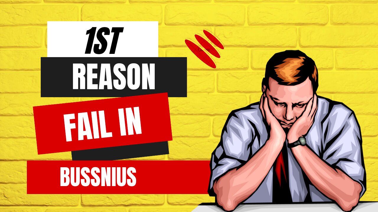 The 1st Reason Why Most People Fail In Bussnius | HUB4YOU