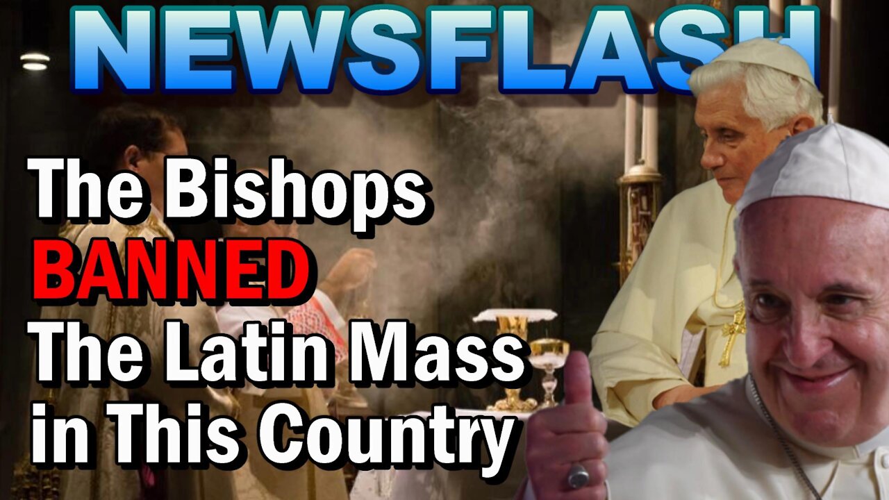 NEWSFLASH: The Bishops BANNED The Latin Mass in THIS Country!