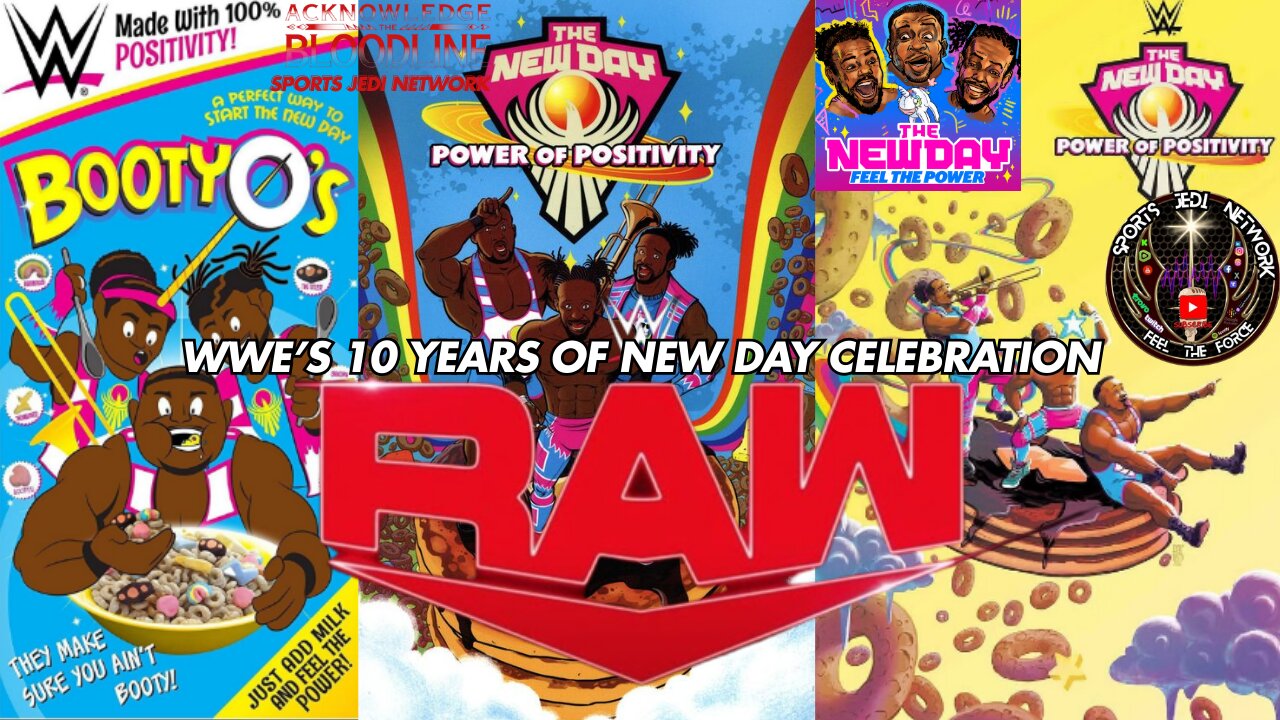 Monday Night Raw WATCH ALONG The New Day’s 10-Year Anniversary FEEL THE Power of Positivity!