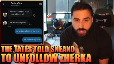 Zherka Reveals that Andrew Tate Told Sneako to Unfollow Him