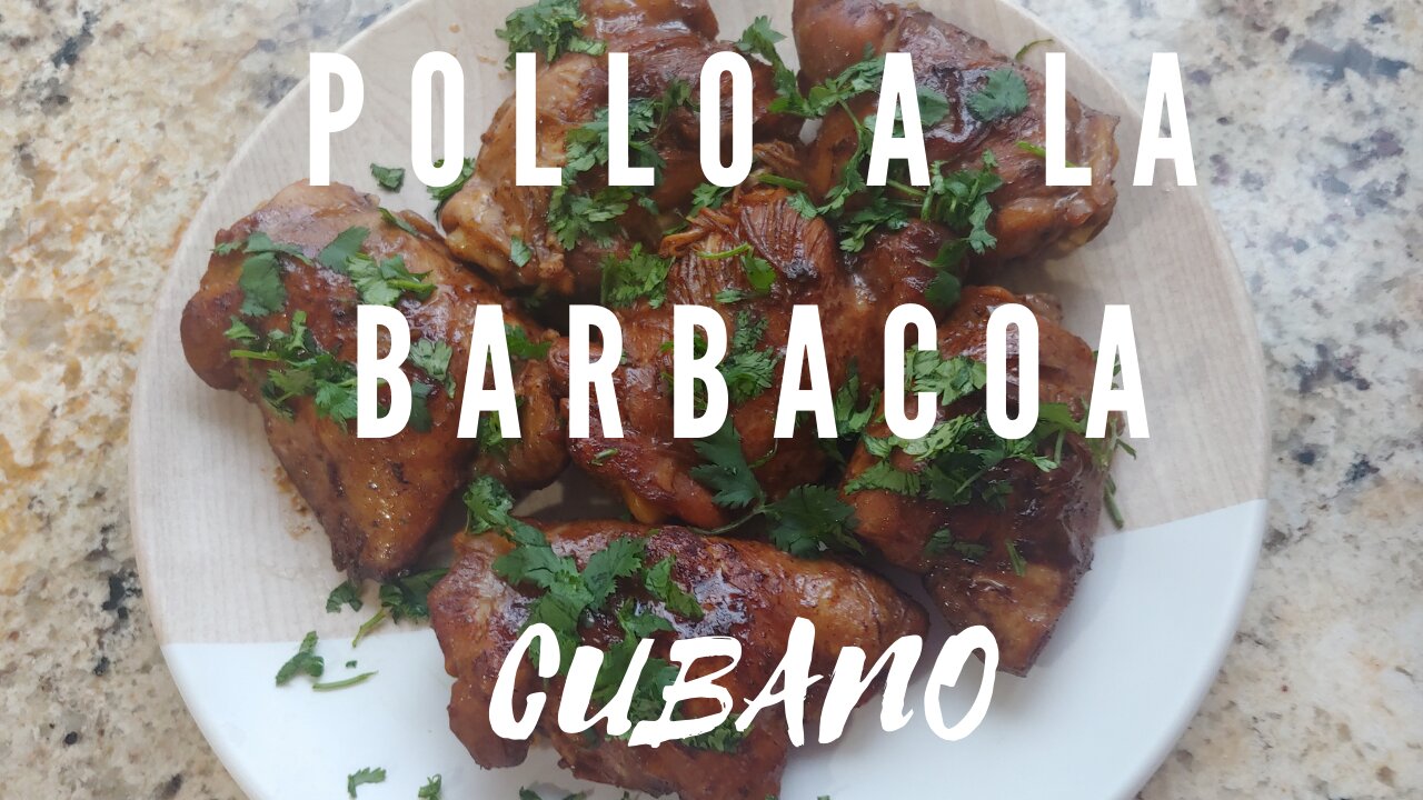 2 INGREDIENT CUBAN BARBACOA CHICKEN. EASY AND DELICIOUS!