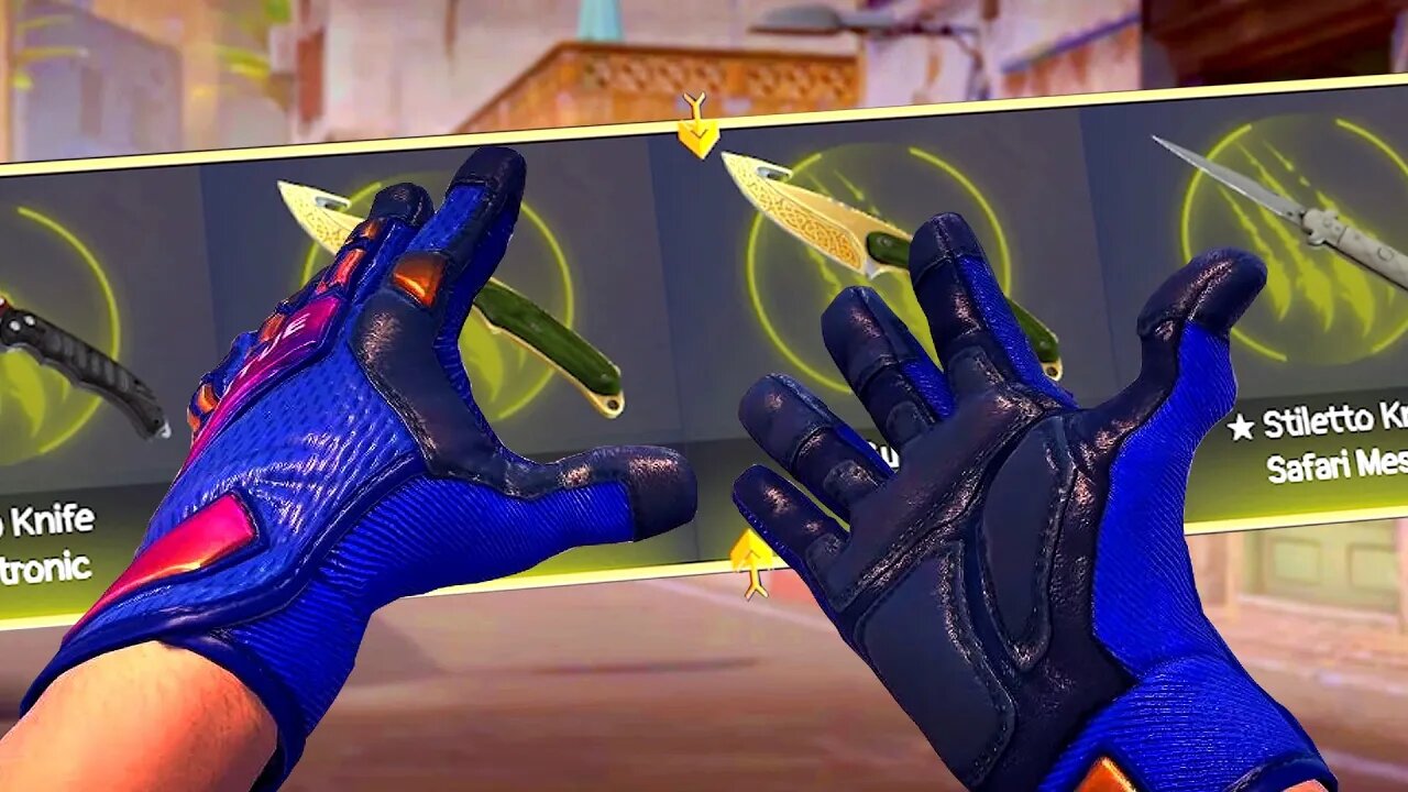 I opened KNIFE + GLOVES (pandaskins case unboxing)