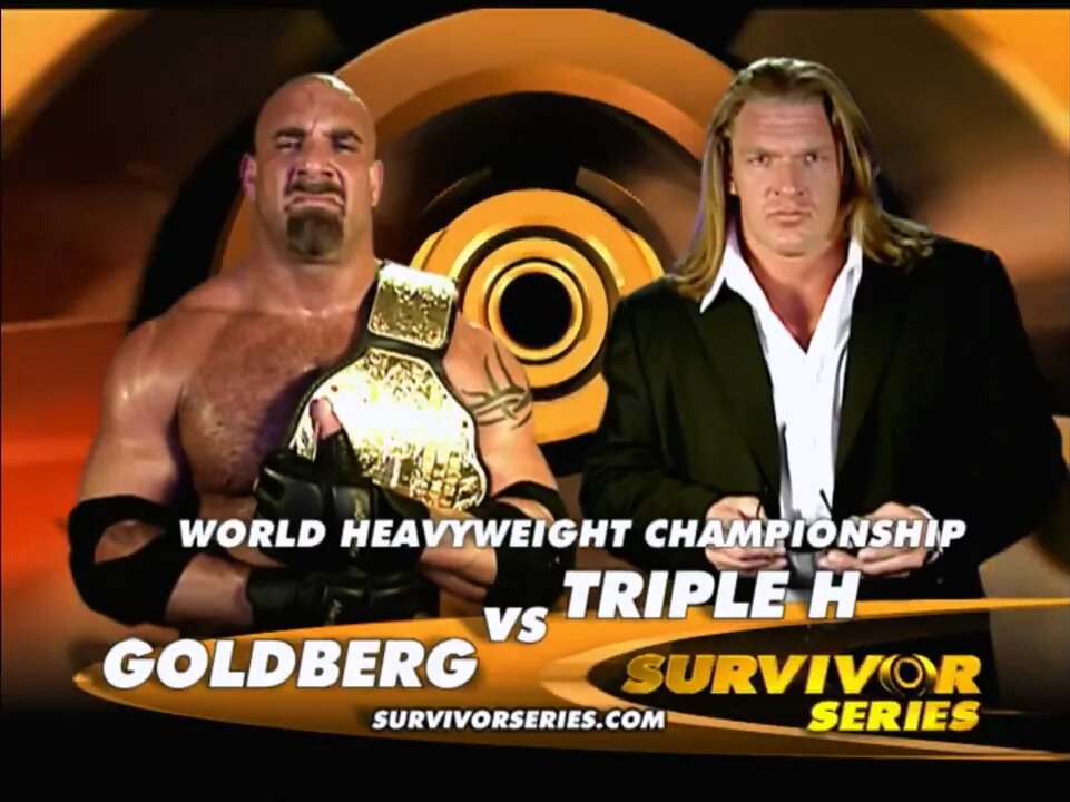 Goldberg vs Triple H - Survivor Series 2003 (Full Match)