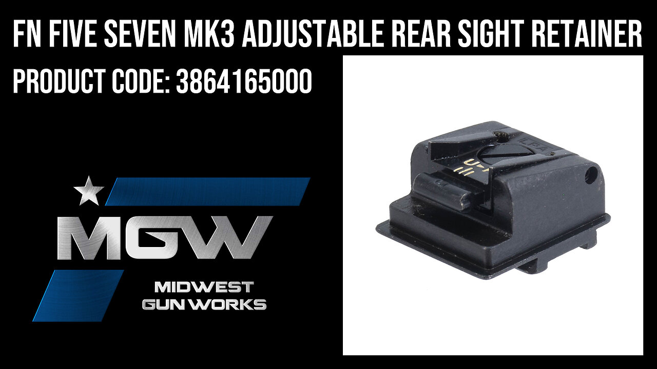 FN Five Seven MK3 Adjustable Rear Sight Retainer - 3864165000