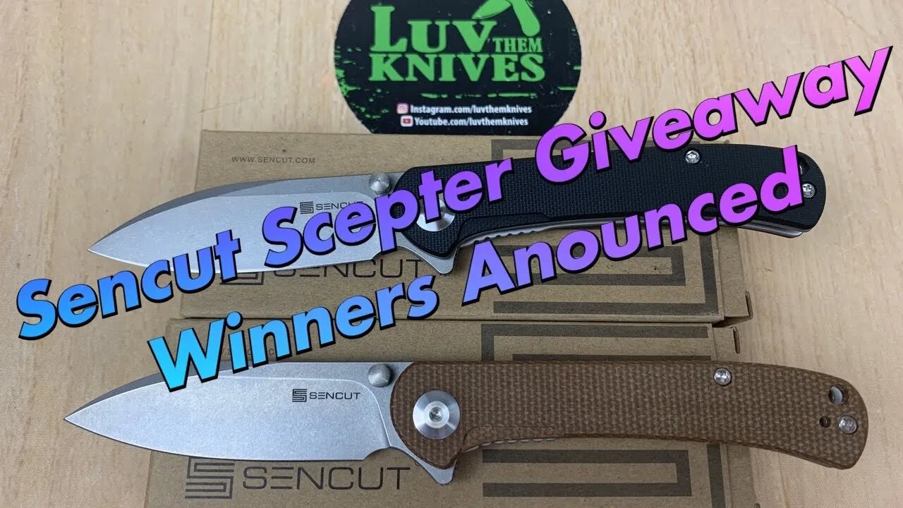 Sencut knives Giveaway/ Winners Announced !!!!!!