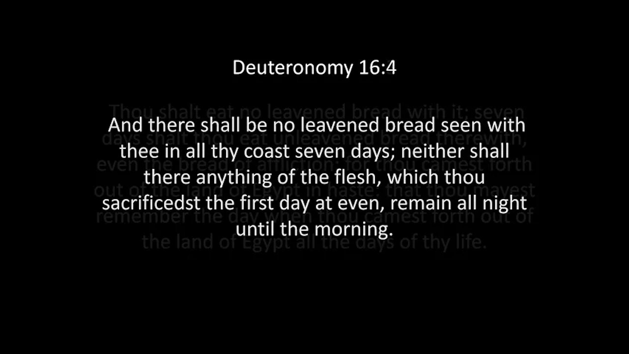 Deuteronomy Chapter 16