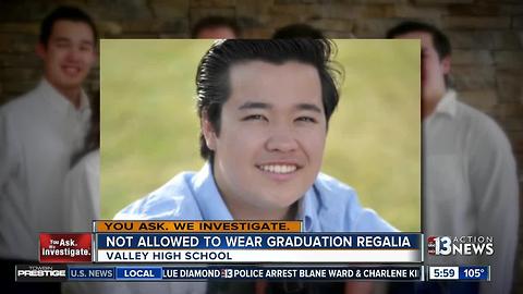 Parents ask us to investigate after school bans stoles for some graduates