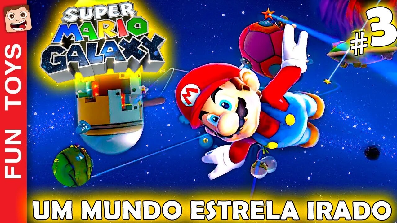 ⭐️ Super Mario Galaxy #3 - COM 2 JOGADORES abrimos mais mini mundos neste jogo REMASTERIZADO!