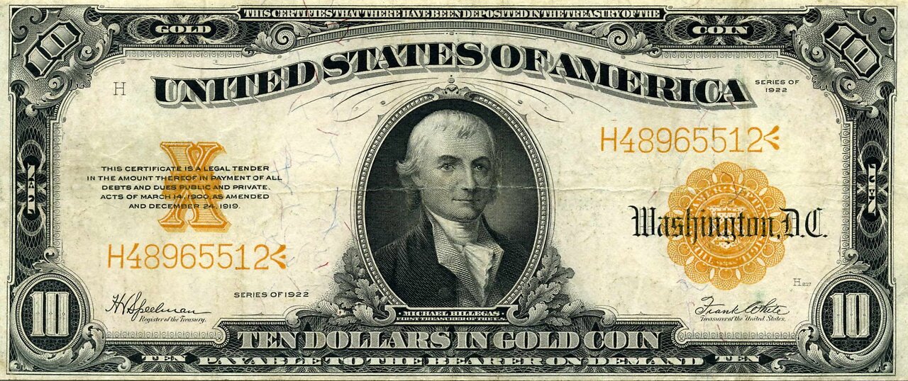The US Dollar pegged to Gold Standard?