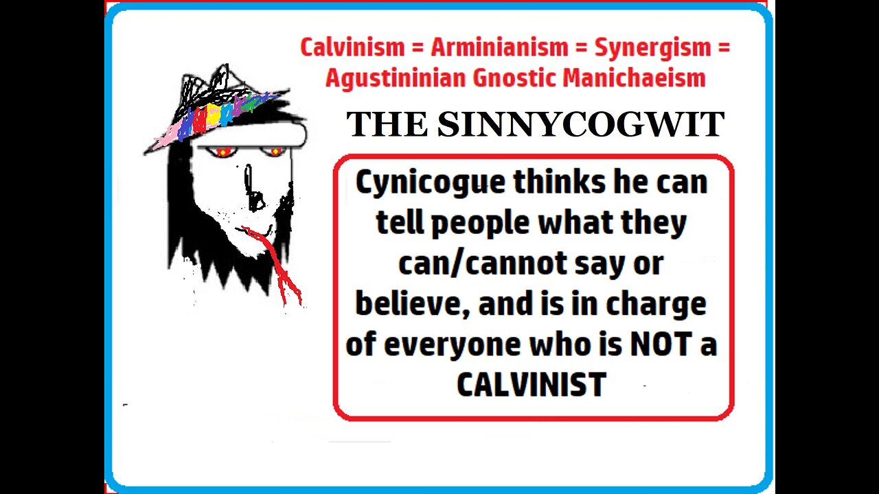 #Synergism / @KevinThompson1611 / #kjv #KJV / #Calvinism /