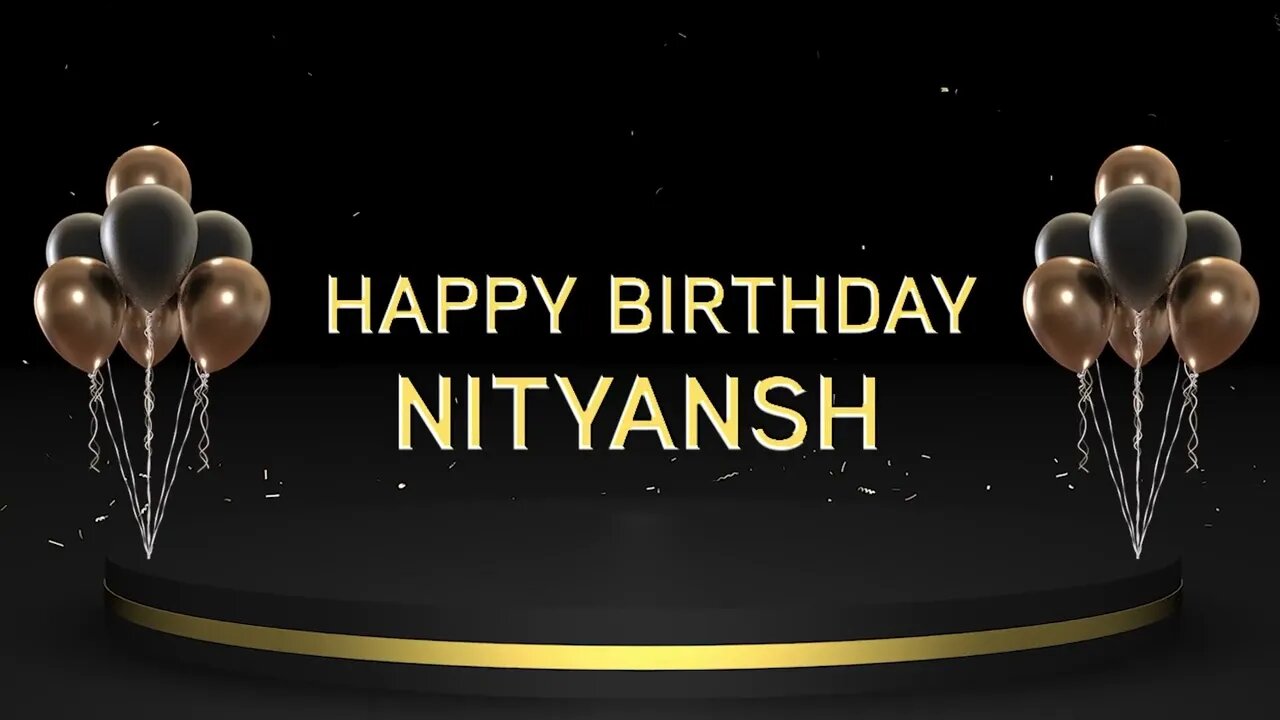 Wish you a very Happy Birthday Nityansh