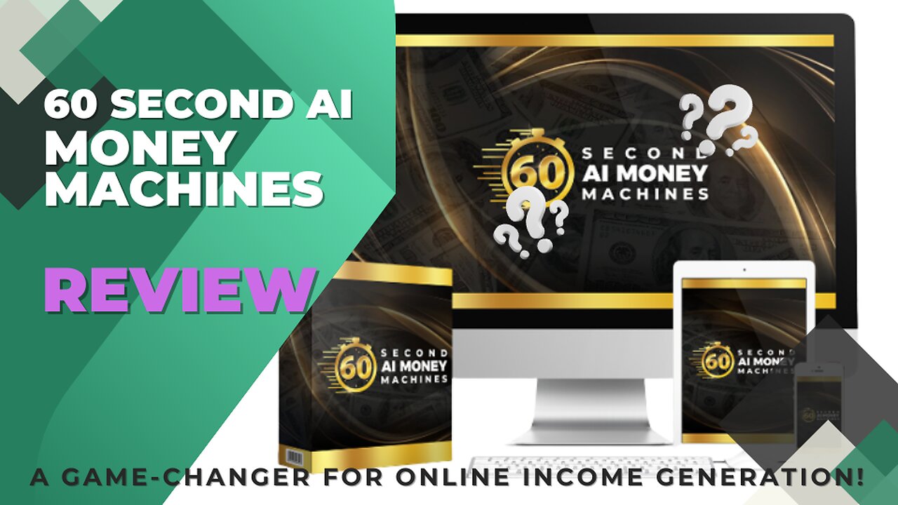 60 Second AI Money Machines (Demo Video)– A Game-Changer for Online Income Generation!