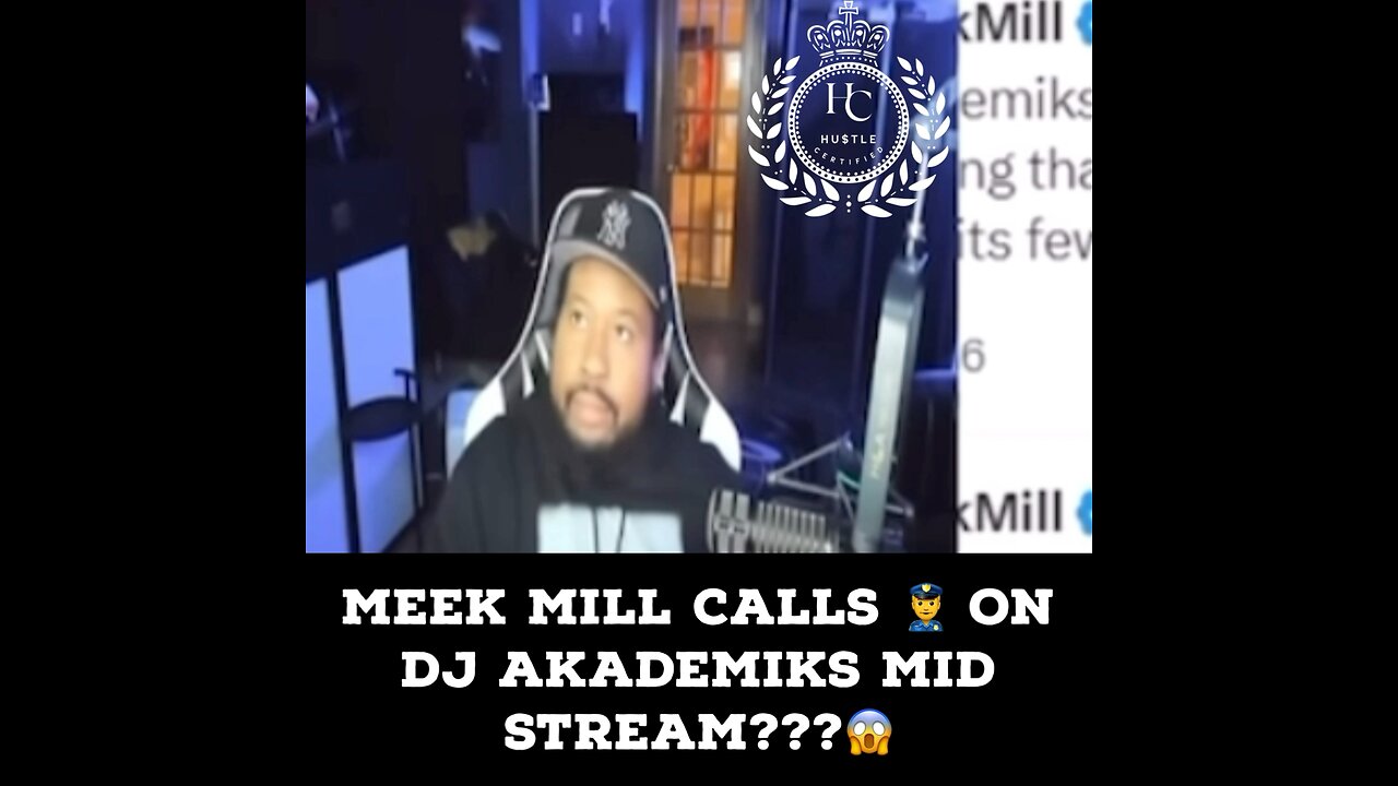 Meek Mill Calls Cops👮‍♂️ to Akademiks House🤯