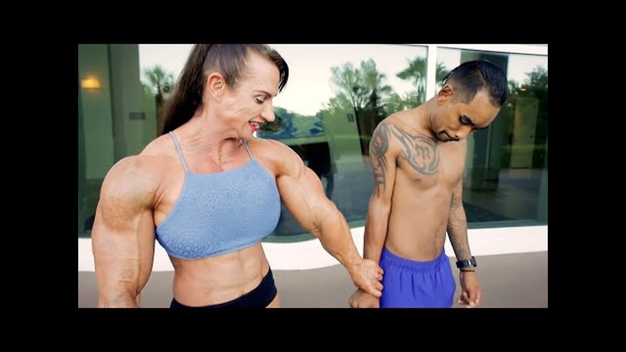 Super STRONG Muscle Lee Ann Temnyk | Female Bodybuilding | #tallgirls #fbb #tallgirlkiss #female