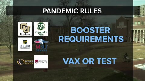 Some local colleges requiring booster shots