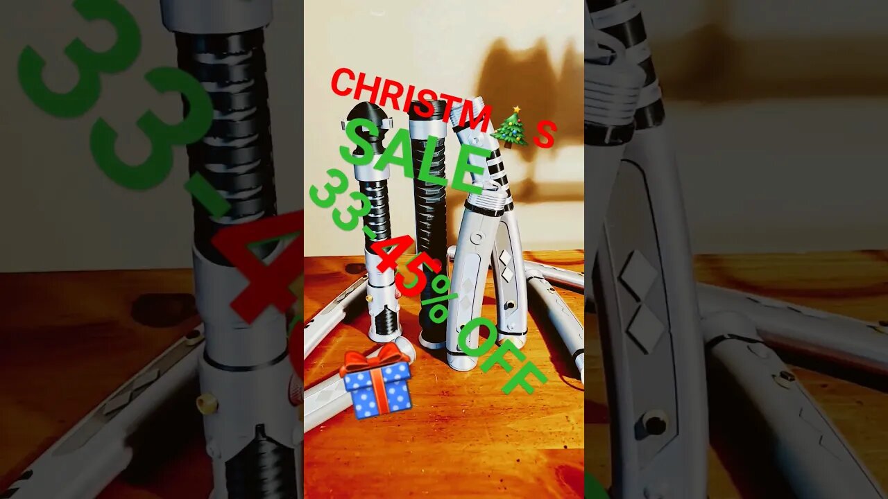 33-45% OFF!!!🎄 #3dprinting #lightsaber #christmas #cybermonday