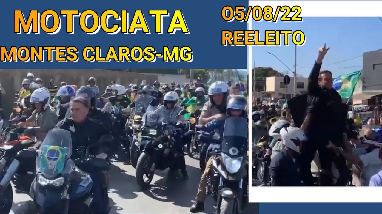 DIZEM QUE BOLSONARO NÃO TEM A PREFERENCIA, OLHA ISSO !! MOTOCIATA COM BOLSONARO MONTES CLARO-MG