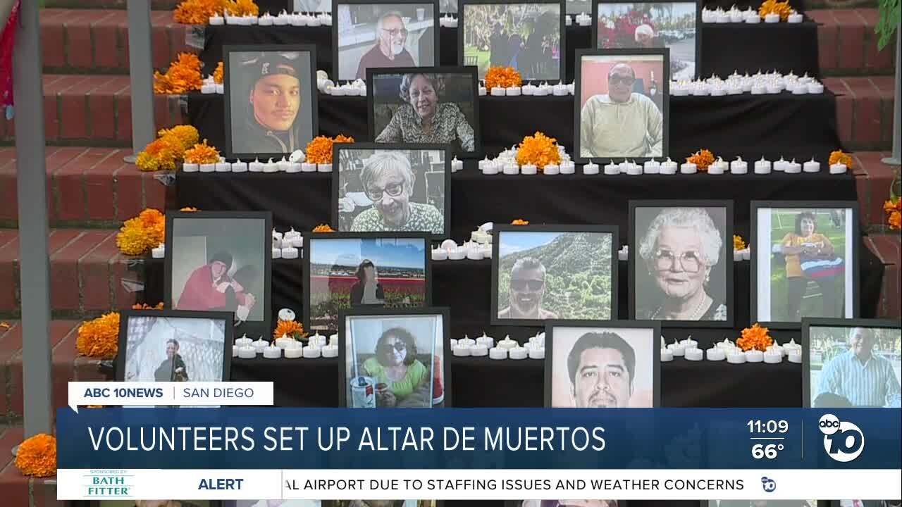 Altar De Muertos set up at County Administration Building