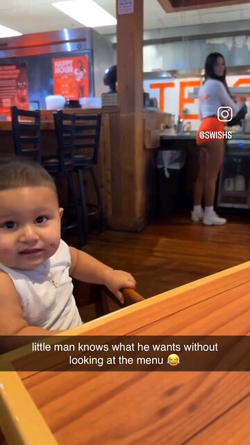 Little Man is a Flirt 😅