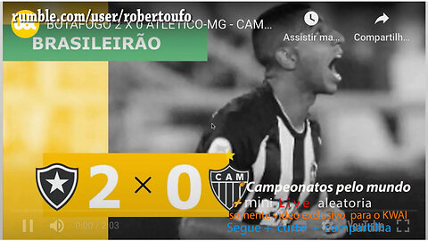 campeonato Brasileiro 2023 BOTAFOGO 2 X 0 ATLETCO-MG - rodada 4