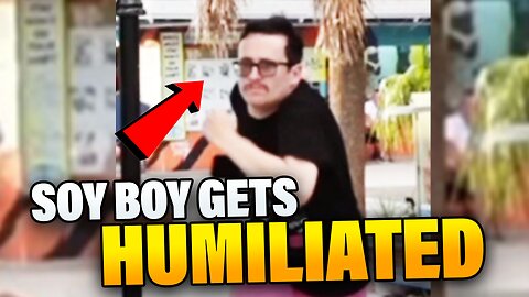 Anti-Trump SOY BOY Gets ROASTED by Trump Supporter in Humiliating Street Fight | Elijah Schaffer