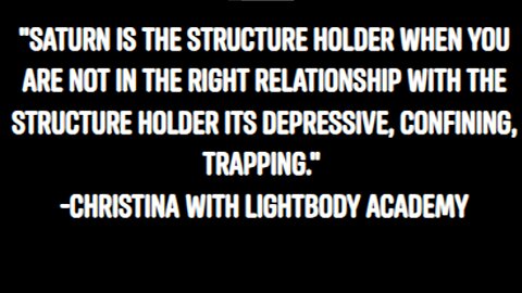 CHRISTINA OF THE LIGHTBODY ACADEMY EXPLAINS HER SATURNIAN DEMONIC ENSLAVEMENT WITH GREAT JOY