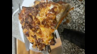 Air fryer mushrooms caps pizza