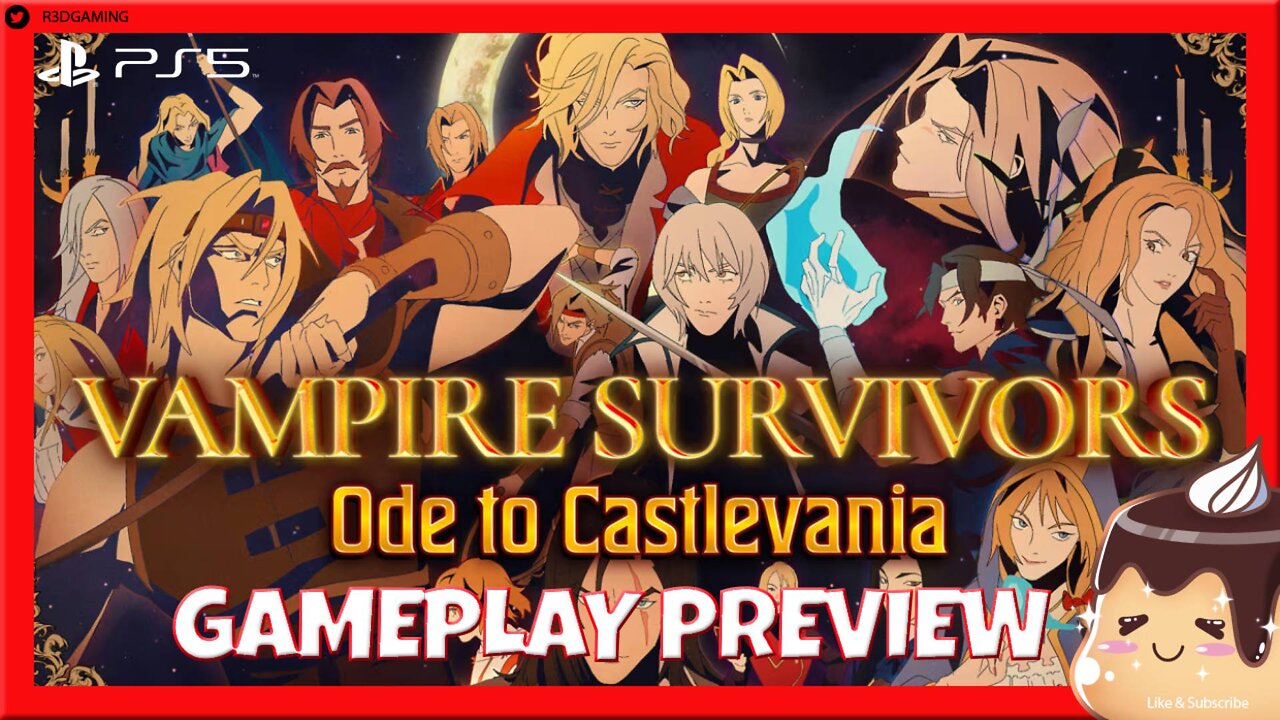 Vampires Survivors + Ode to Castlevania DLC Preview | Gameplay Walkthrough Part 1! #extralife2024