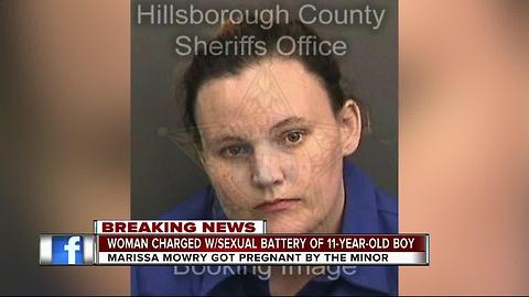 Woman who got pregnant by 11YO arrested