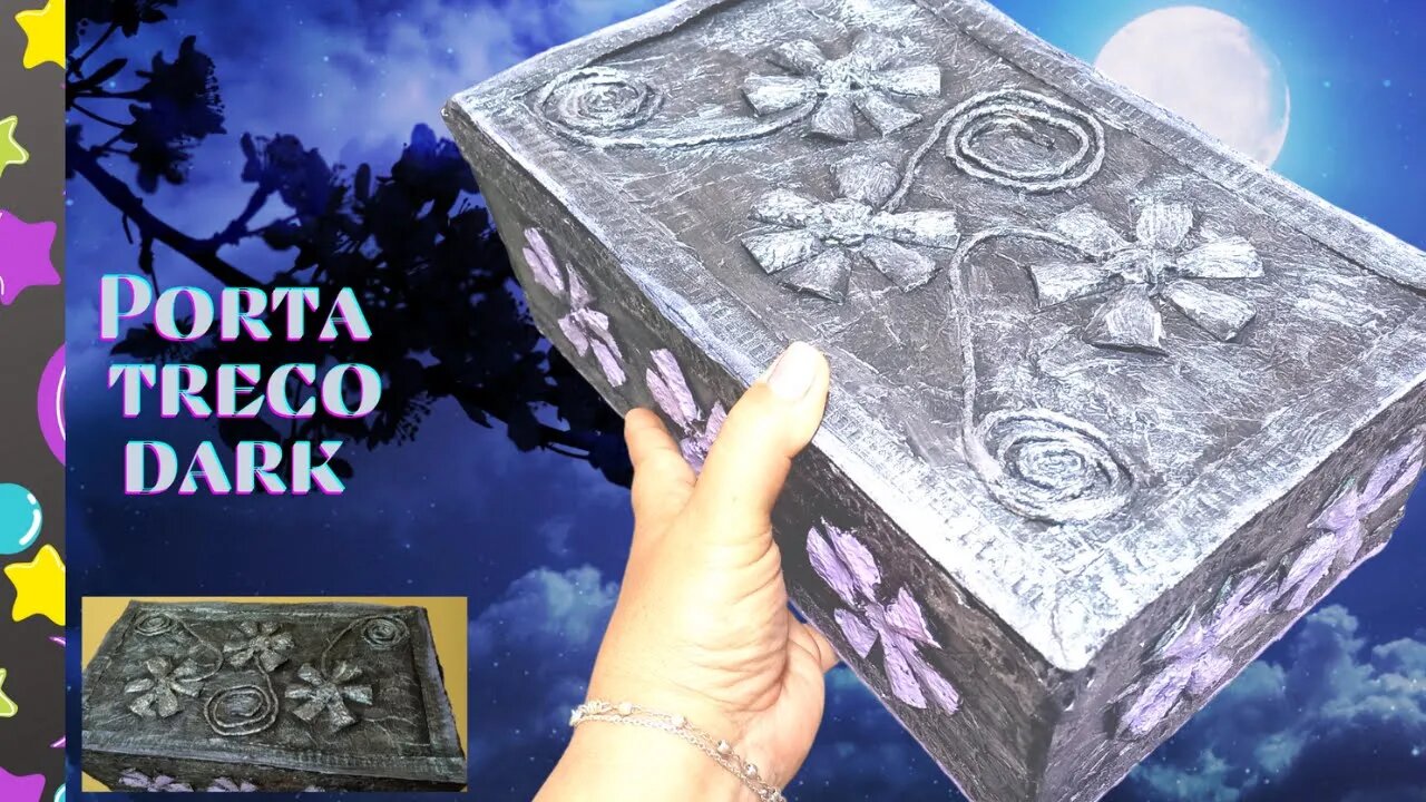 DARKBOX PORTA TRECO! DIY! FEITO COM CAIXA DE SAPATO!