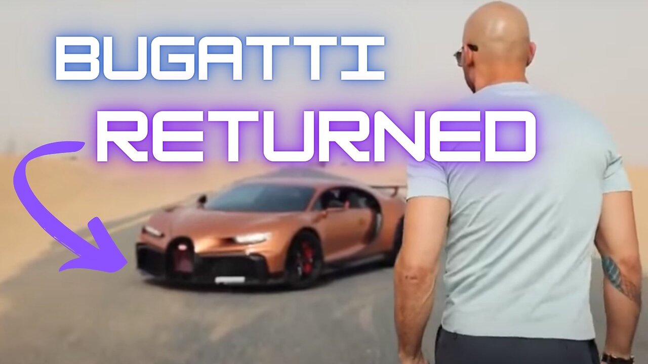 POLICE RETURNS TATE'S BUGATTI CHIRON