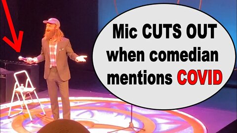 Mic cut off when comedian mentions Covid - Boston, MA