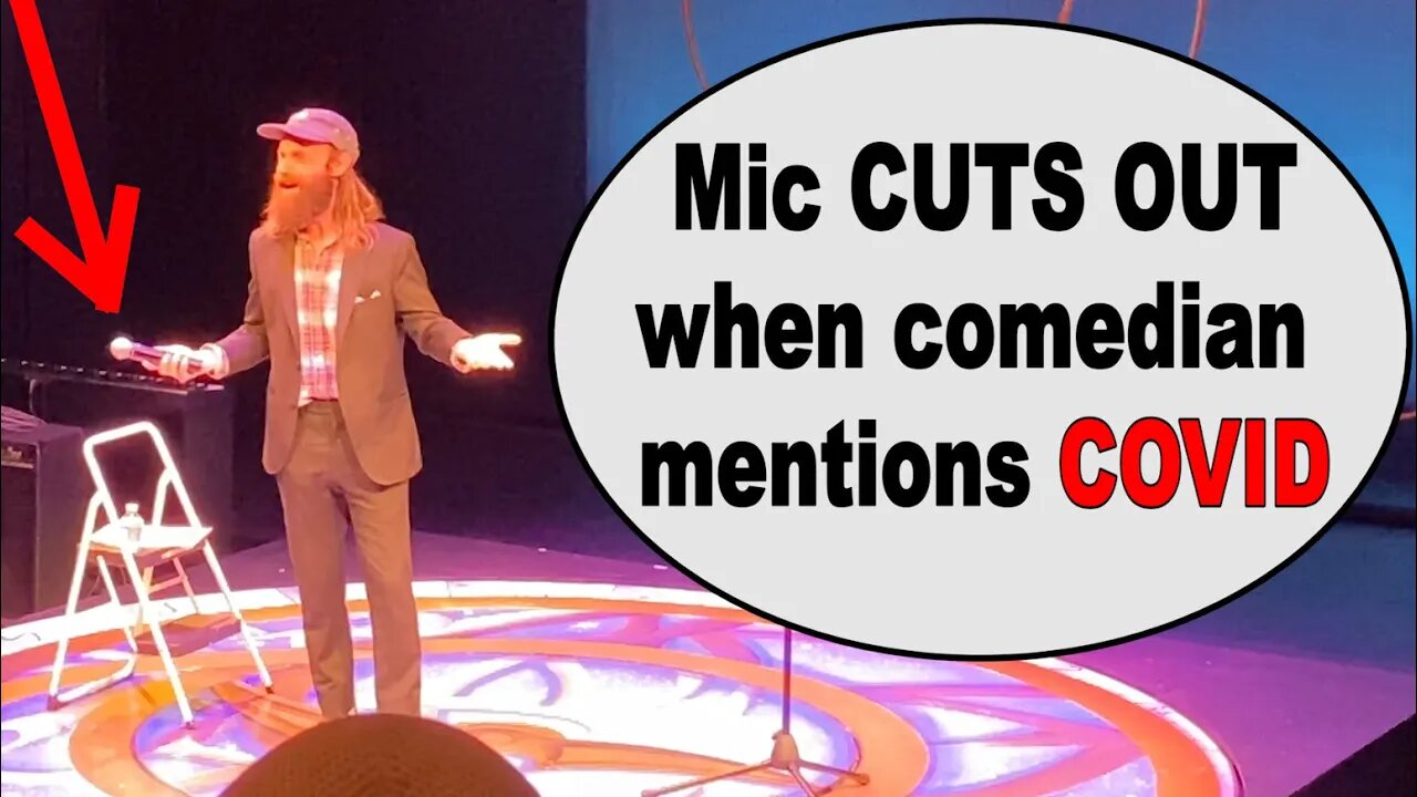 Mic cut off when comedian mentions Covid - Boston, MA