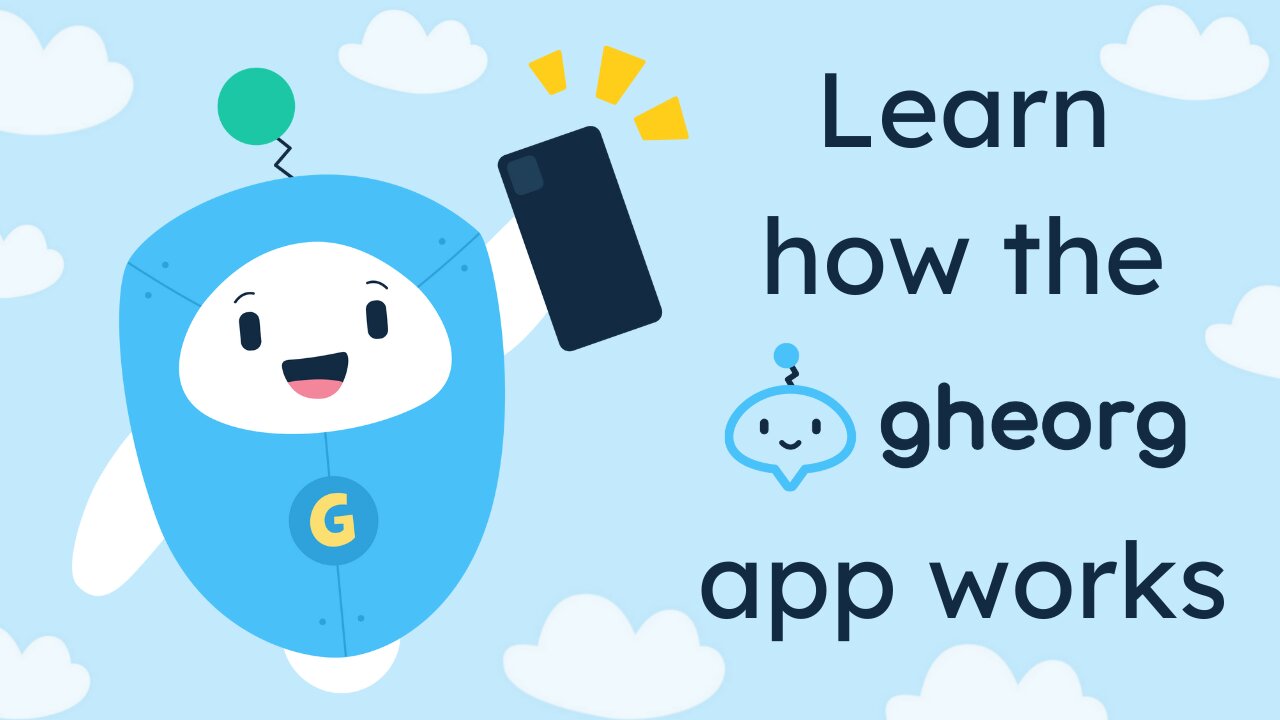 The Gheorg App: the Friendly Robot that helps kids feel good