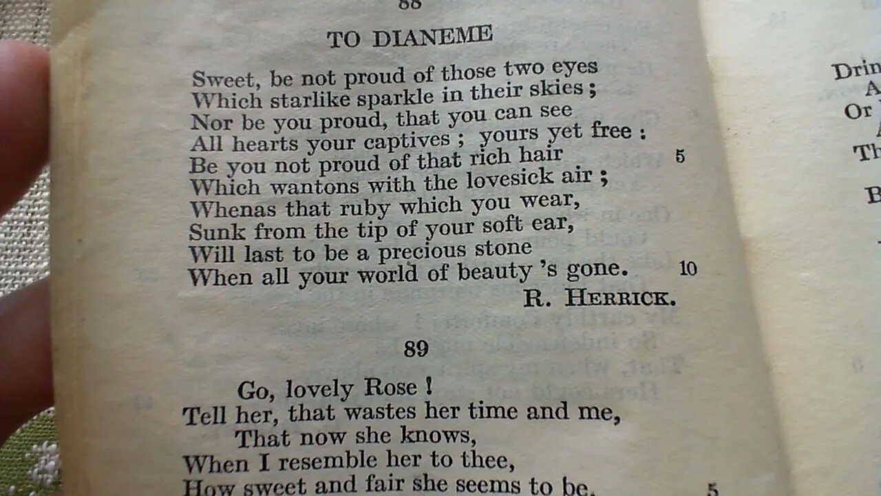 To Dianeme - R. Herrick