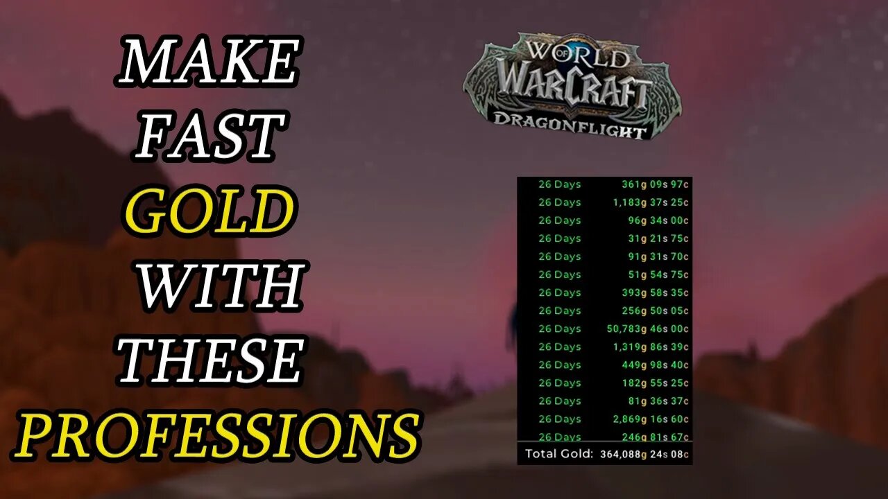 How to get fast gold in dragonflight in minutes!