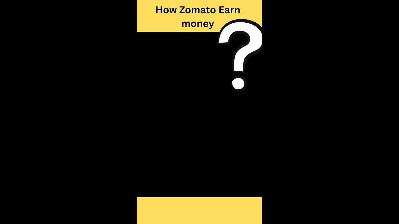 How Zomato Earn Money 💰🤑🤑🤑