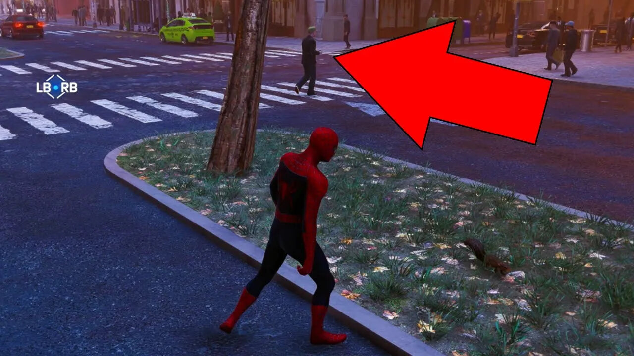 this man walks faster than SpiderMan