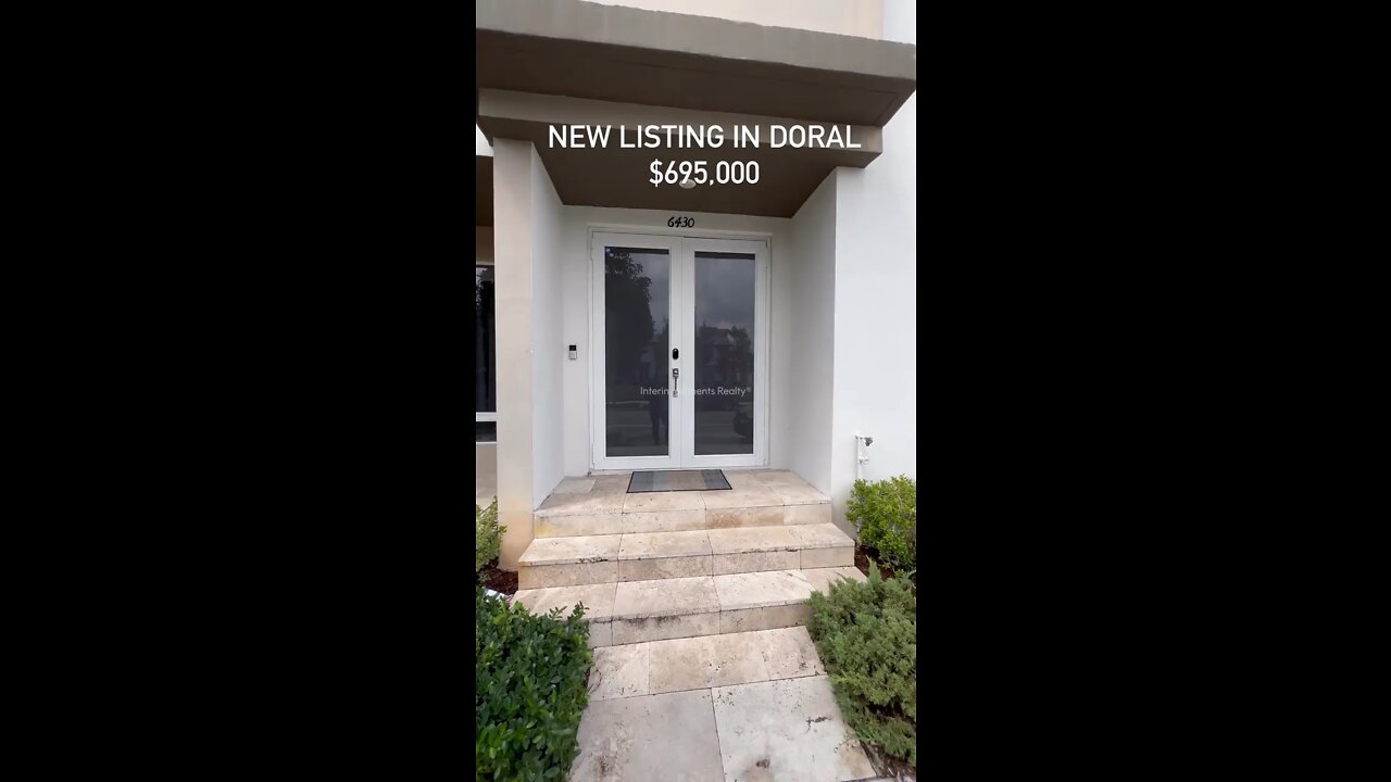 NEW LISTING IN DORAL-$695,000