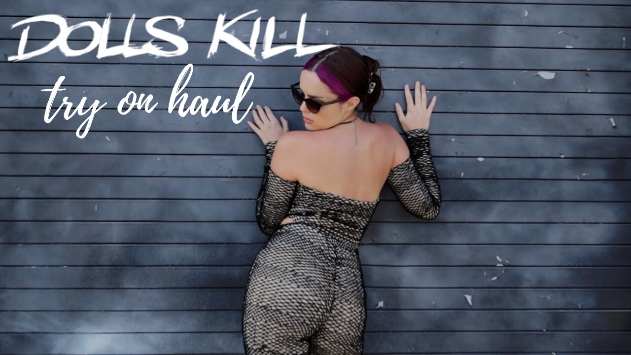 DOLLS KILL Poster Grl Story Time Try On Haul 🎉100K🎉