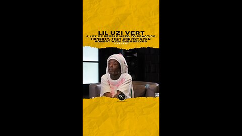 @liluzivert A lot of people need to practice honesty, they are not even honest with themselves