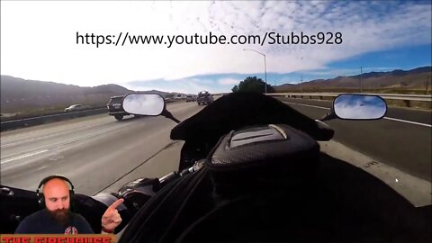 Motorcycle rider almost crashes on Gravel