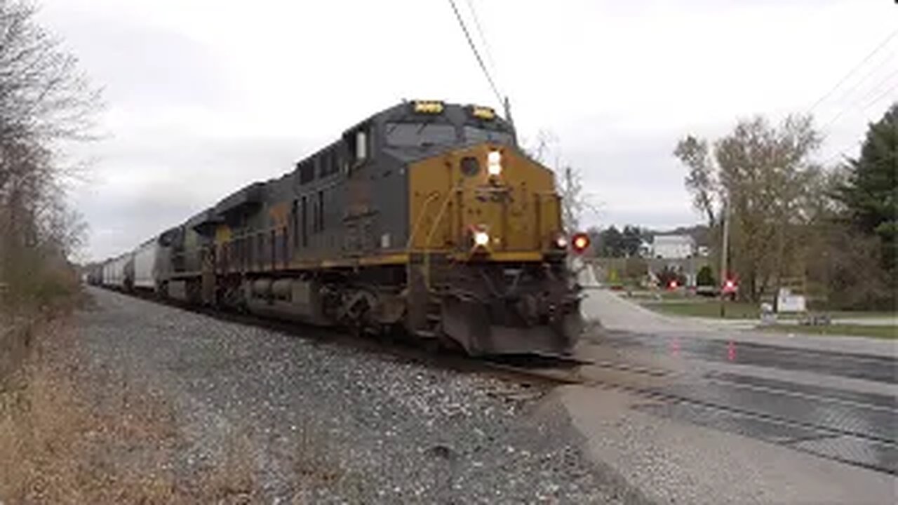 CSX L321 Local Manifest Mixed Freight Train from Lodi, Ohio November 4, 2023
