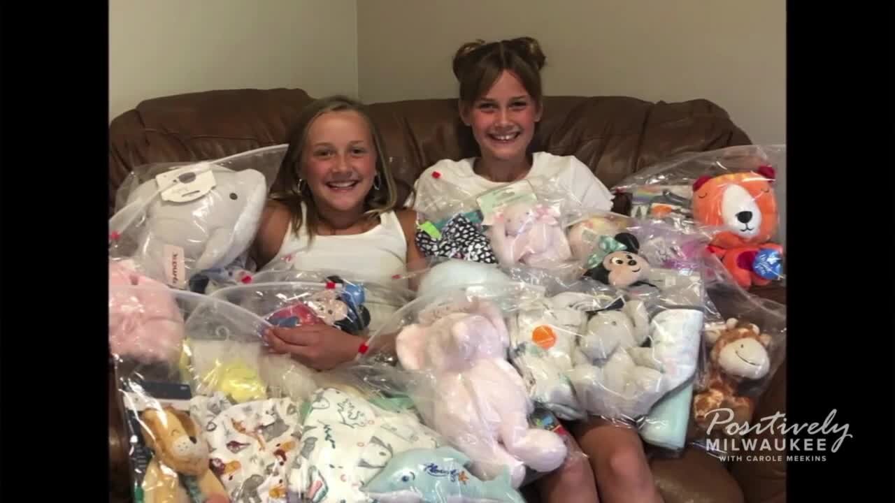 Middle school girls combine birthday to donate gifts to 'Heavenly Babies'