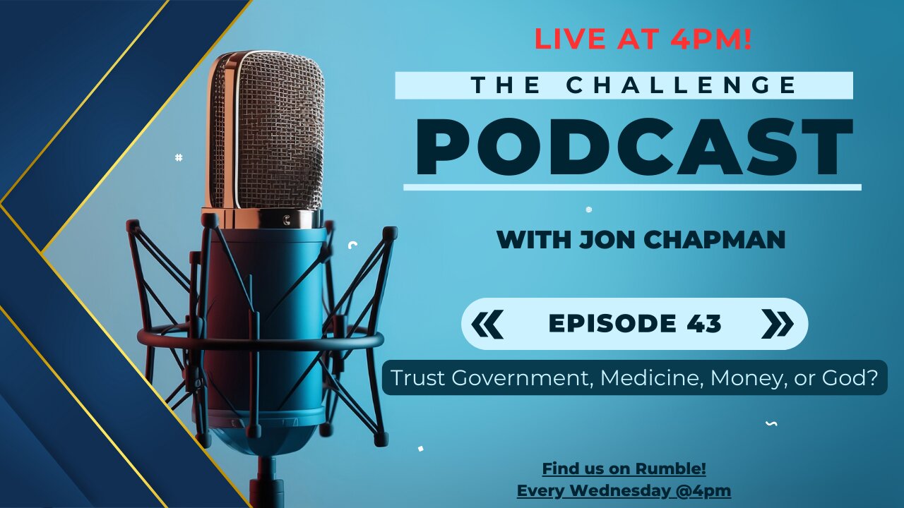 Ep. 43 - Trust Government, Medicine, Money, or God?