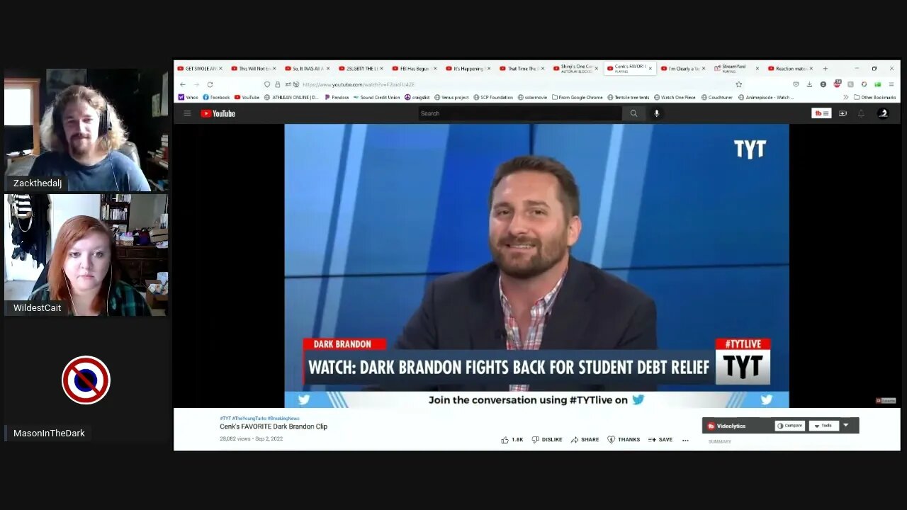 Cenk Uygur talking about Dark Brandon like its a good thing