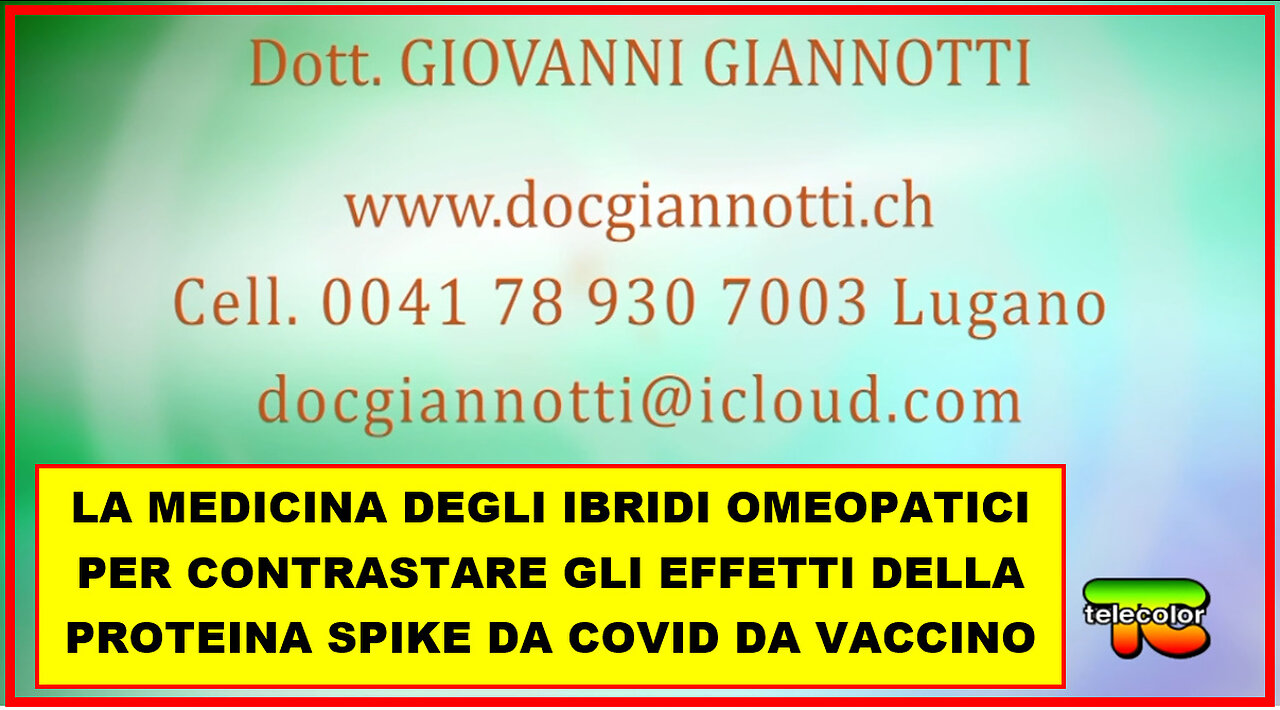 LA MEDICINA DEGLI IBRIDI OMEOPATICI X CONTRASTARE GLI EFFETTI DELLA PROTEINA SPIKE DA COVID DA💉