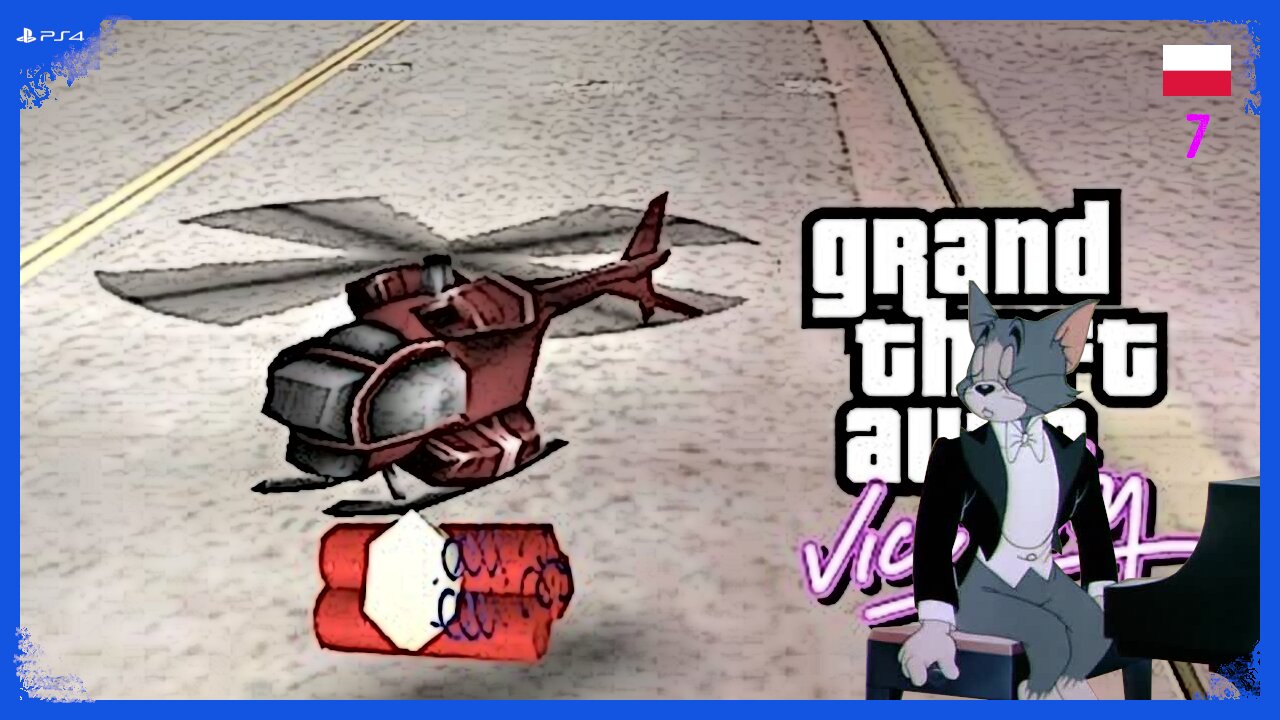 GTA VICE CITY Definitive Edition PL 🌴 #7-MISJA Z HELIKOPTEREM