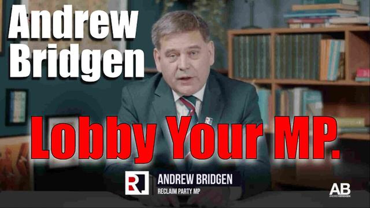 LOBBY YOUR MP NOW - ANDREW BRIDGEN - EMAIL YOUR MP AND ASK THEM TO ATTEND THE EVENT!